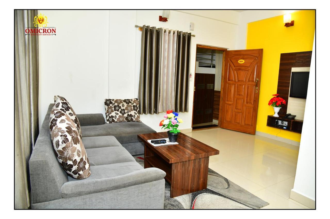 Hotel Omicron 1 Bhk Studio Room バンガロール エクステリア 写真
