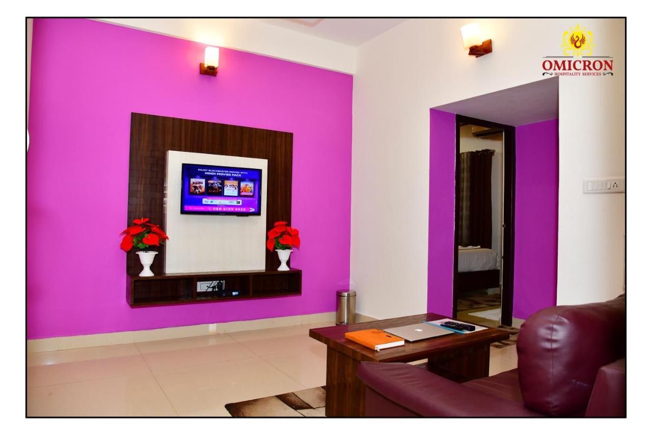 Hotel Omicron 1 Bhk Studio Room バンガロール エクステリア 写真